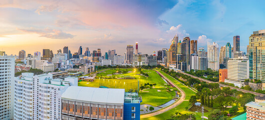 Bangkok Skyline, cityscape of Thailand