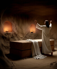 Jesus Christ rose from the dead immediately after his resurrection from the tomb.