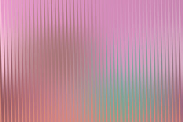 Abstract background with vertical ribbed texture and soft pink and green hues