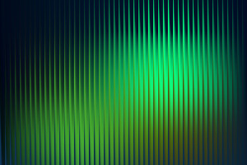 Abstract background with vertical lines in green and blue gradient