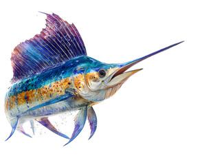blue marlin preys on a wide variety of marine organisms,