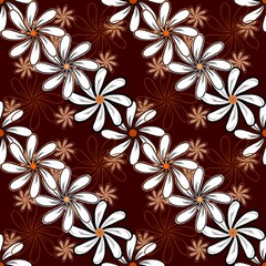 Obraz premium seamless floral pattern