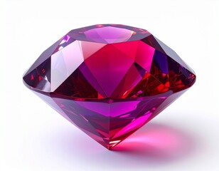 ダイヤモンドアイコン 赤 CG画像素材