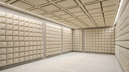 Soundless Foam Chamber – Entirely soft foam panels for silence and relaxation.