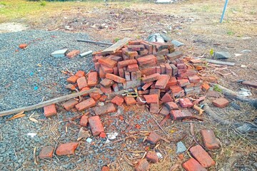 burning cigarette in the forest