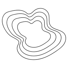 Abstract Line Contour