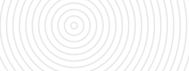 Concentric circles create a subtle ripple effect on a clean white background ideal for design.