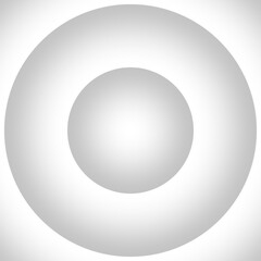 A Simple Gradient Circle Design Featuring A White Background With Two Concentric Circles In A Light Gray Hue Representing A Clean And Minimalist Aesthetic.
