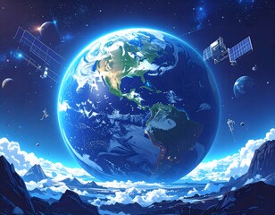 Earth from Space: A Celestial View