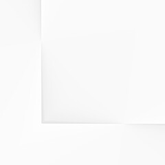 A Clean Minimalist Abstract White Background With Subtle Shadows Creating Depth and Dimension For Design Projects.