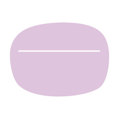 Text Box & Text Area icon element - UI, Web, Chat Bubble flat color vector illustration for Mockups