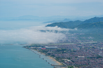 Mit der Seilbahn nach Türkei Boztepe: Panoramablick über Ordu und das Schwarze Meer