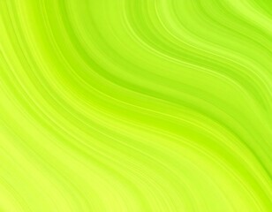 Abstract vibrant green wavy lines