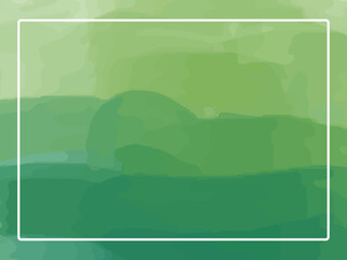 水彩絵の具フレーム