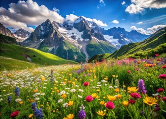 Fototapeta premium Meadow in the mountains