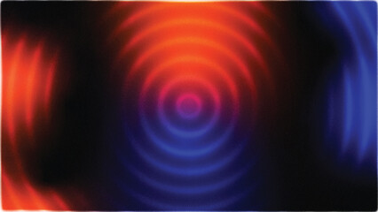 Abstract Background with Grainy Texture and Blending Red Orange and Black
