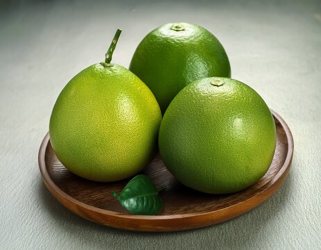 citrus maxima green pomelo jeruk pamelo or jeruk bali