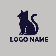 Pet Grooming care logo simple flat vector illustration Icon