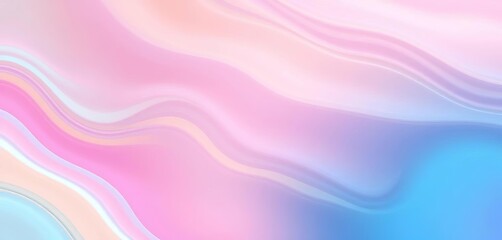 Fototapeta premium Abstract pastel wave background, fluid gradients, soft focus, fantasy, smooth