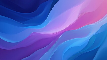 Abstract fluid design with blue purple and pink waves background