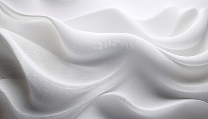 Fototapeta premium an ethereal abstract of flowing white forms with fine lines and shadows evoking a sense of graceful motion and a delicate airy aesthetic