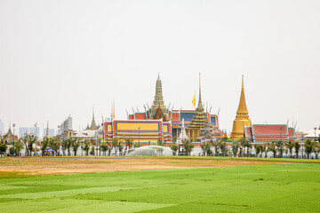 Sanam Luang is a large public park in Bangkok, Thailand. It covers an area of ​​approximately...