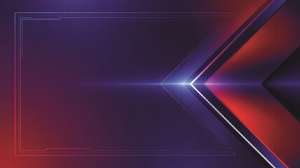 Abstract red and blue motion lines glow in a dark space, illustrating a futuristic digital energy pattern