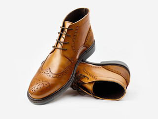 Stylish brown leather shoes for elegant occasions