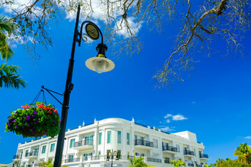 Naples Florida downtown cityscape