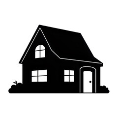 house silhouette vector