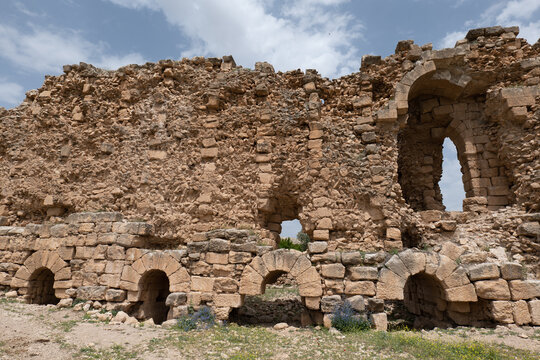 Dara Ancient City archaeological site near Mardin, Turkey.