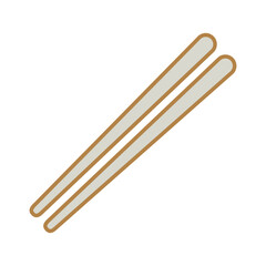 シンプルな箸のイラスト
