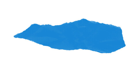 Serene abstract island in tranquil blue against a stark black void evoking calm and introspection