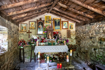 Interior de la capilla