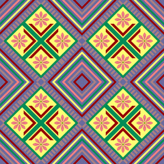 Retro flowers seamless patterns collection for nursery textile prints, apparel, wallpaper, bedding, stationery, wrapping paper, digital paper, backgrounds. Spring theme. 
