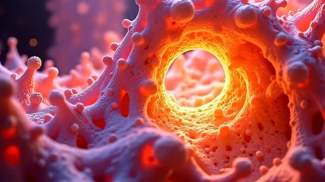 see adenine fractal-inspired atom circumvolve alike dimensional warping anomaly, with lively tints of pink and yellow that burst outward, adenine it spiral done an airy place gratis of