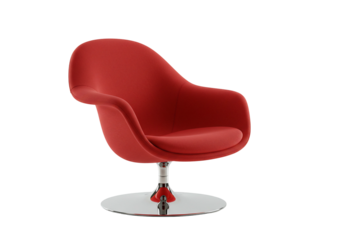 Red swivel chair design modern furniture home decor interior design