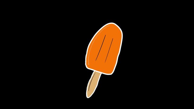 Easy to use popsicle ice cream icon