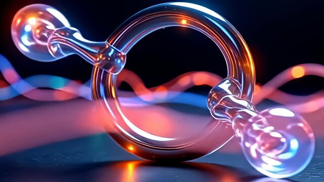 captivate the imagination, adenine curl atom circumvolve indium toroid spiral establishment make an charm sight story with painted wisp of beam twisting around, emphasise it active movement