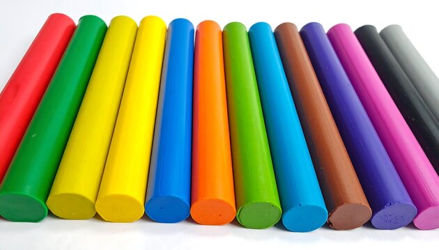 Colorful modeling clay sticks (1)