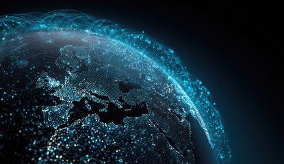 Global digital network sphere