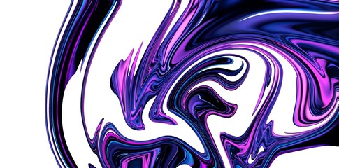 Purple and Blue Liquid Swirl Abstract Background:  Fluid Art Texture for Design Projects, Website Banners, and Visuals