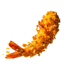 Crispy Fried Breaded Shrimp Tempura Isolated