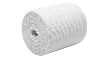 Medical bandage roll isolated on transparent background