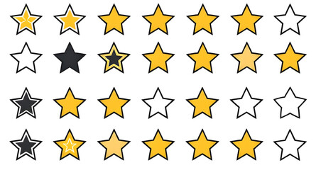 star cartoon, golden cartoon star outline, bright stars bundle, cartoon star collection, glittering golden stars, cartoon cosmos stars, star icons pack, smiling star cartoons, golden cartoon star patt