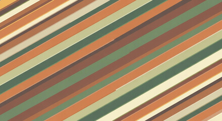 Abstract artwork featuring diagonal bands of various earthy colors creating a pattern.