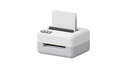 Printer with Paper, Office Equipment