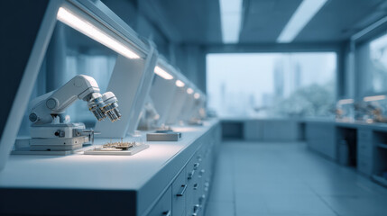 automated workshop is manufacturing innovative headphones equipped with builtin translator