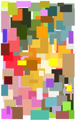 Colorfull square pixel art abstract background 