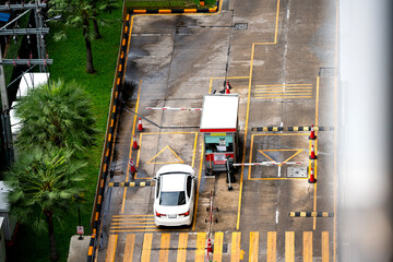 Security system, parking for buildings